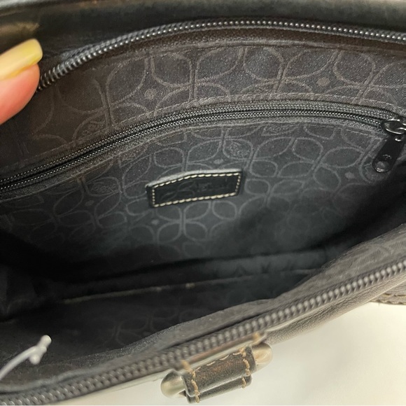 Fossil Womens ZB2840 Black Leather Flap Front Wallet Crossbody Bag - Picture 8 of 13